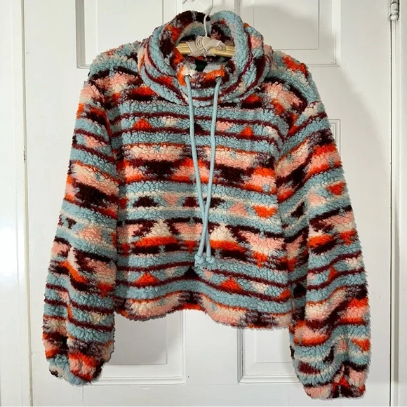 Wild Fable Cowl Neck Fleece Pullover - Picture 2 of 12